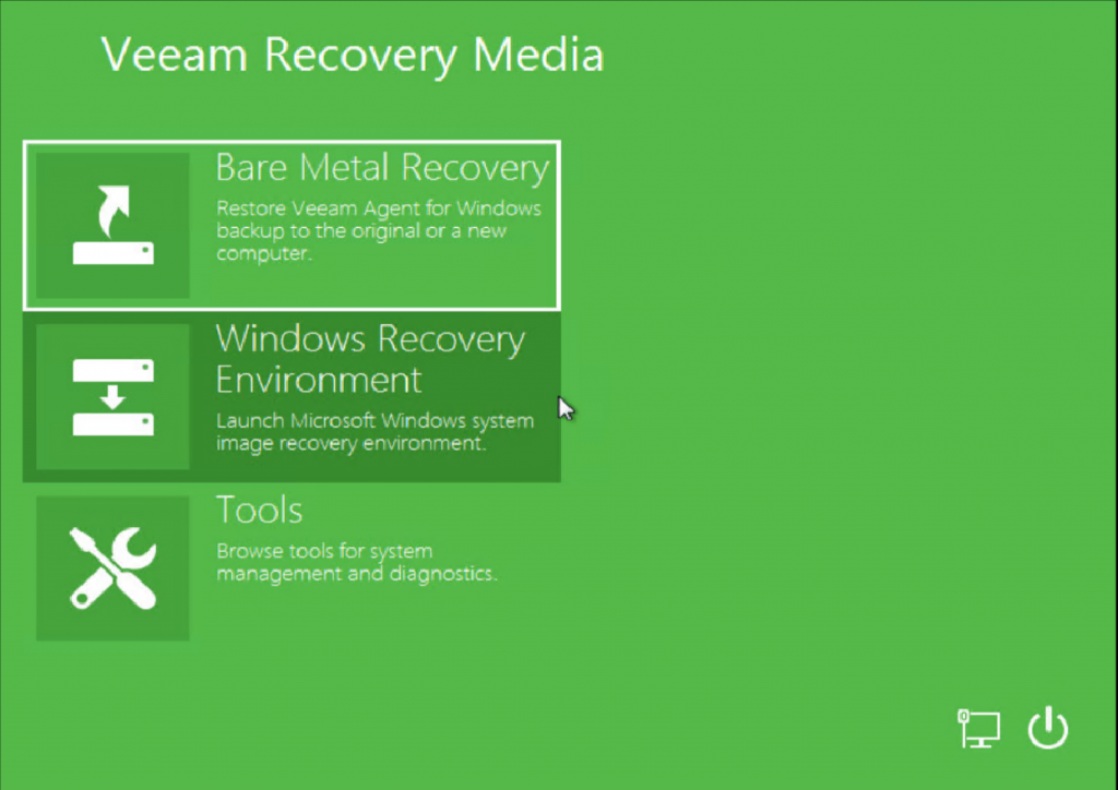 Windows recovery media